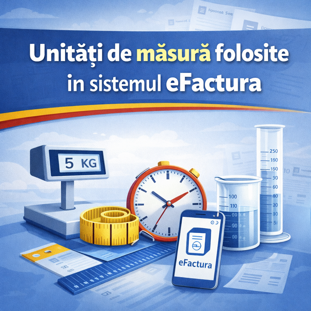 Unitati de masura folosite in sistemul eFactura