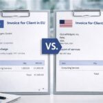 Cum facturezi clienți externi: reguli de bază pentru UE și non-UE