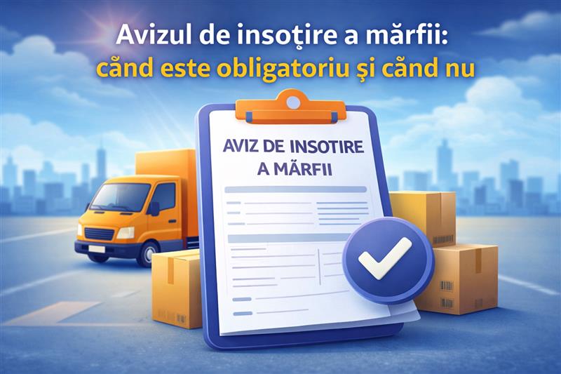 Avizul de însoțire a mărfii: când este obligatoriu și când nu